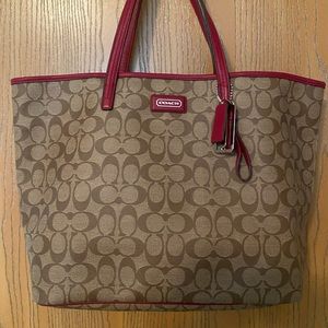 Coach Park Metro Signature Tote